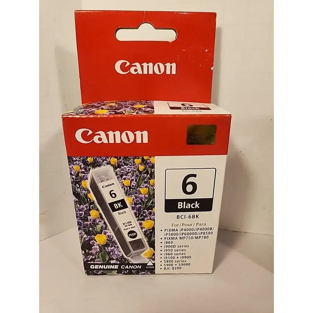 Pack 5 Genuine Canon BCI-6PC Printer Ink